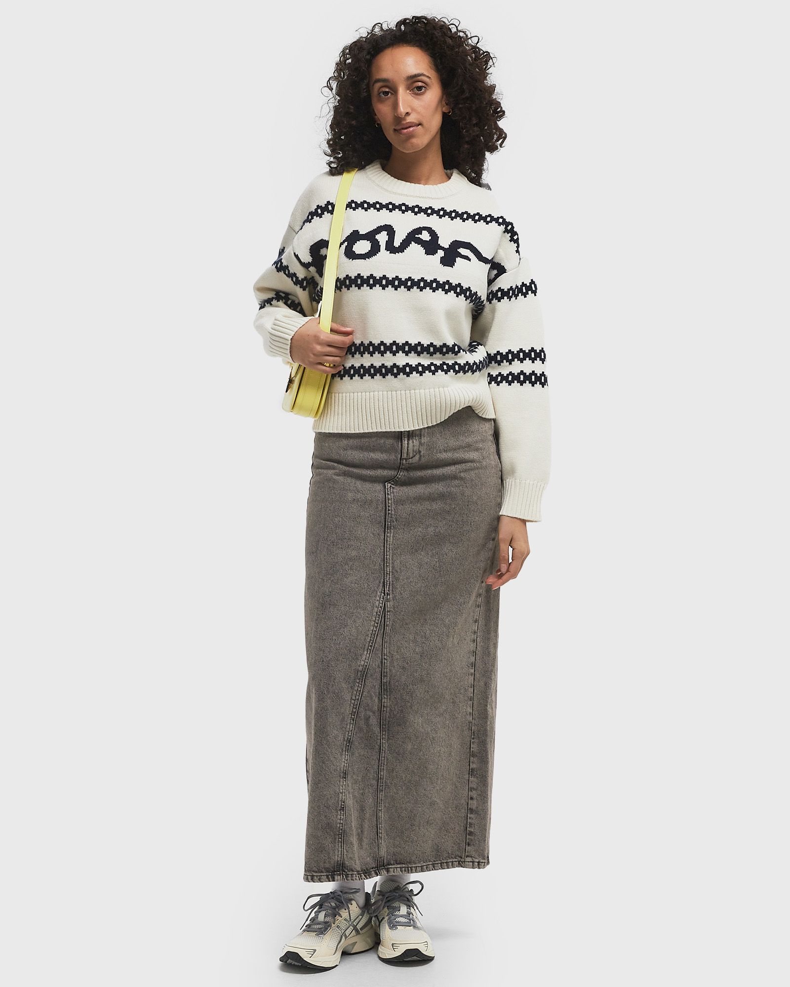 SIGNATURE JACQUARD CREWNECK KNIT