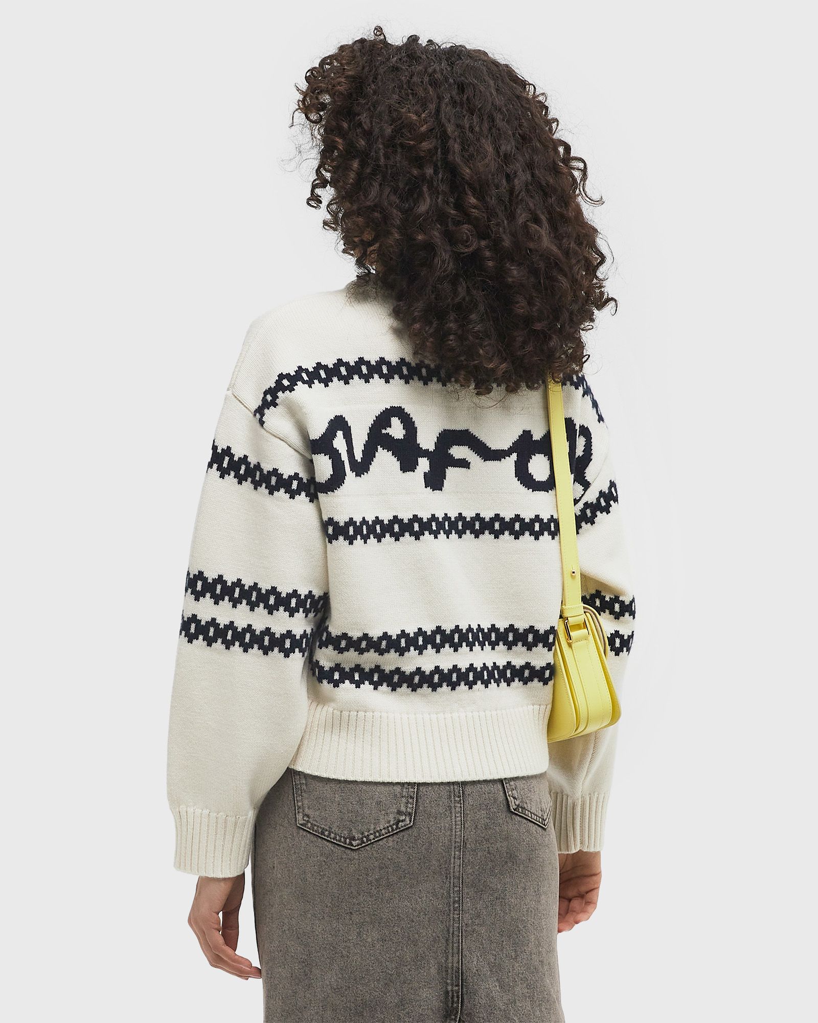 SIGNATURE JACQUARD CREWNECK KNIT