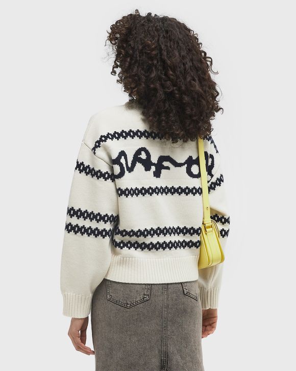 SIGNATURE JACQUARD CREWNECK KNIT