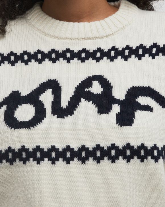 SIGNATURE JACQUARD CREWNECK KNIT