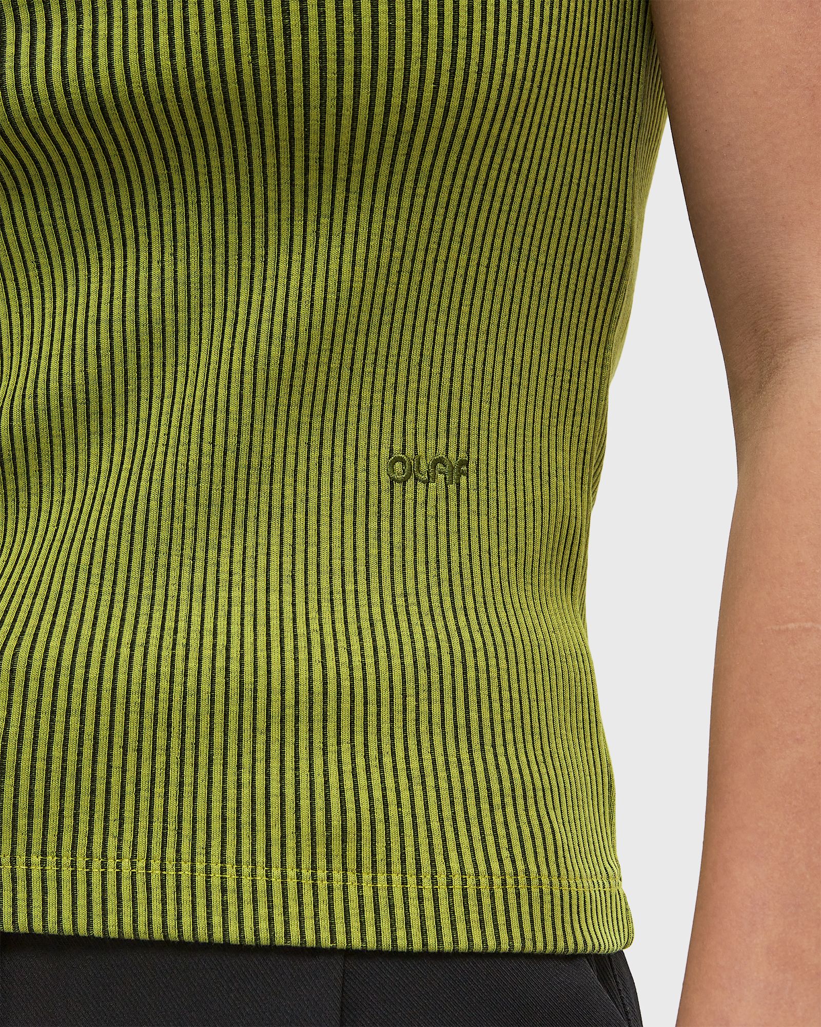 RETRO LOGO RIBBED TANK TOP