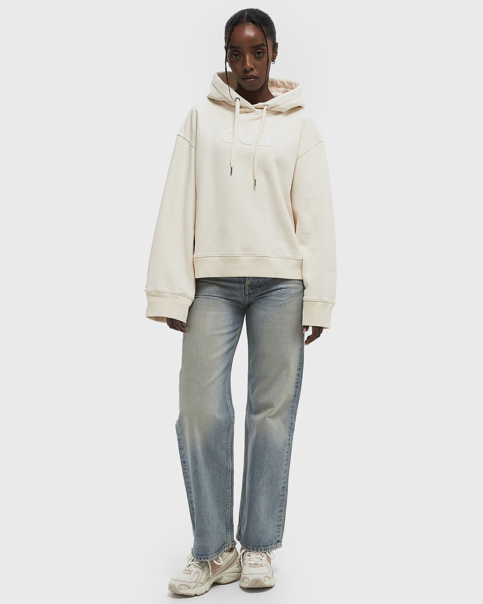 RETRO APPLIQUE LOGO HOODIE