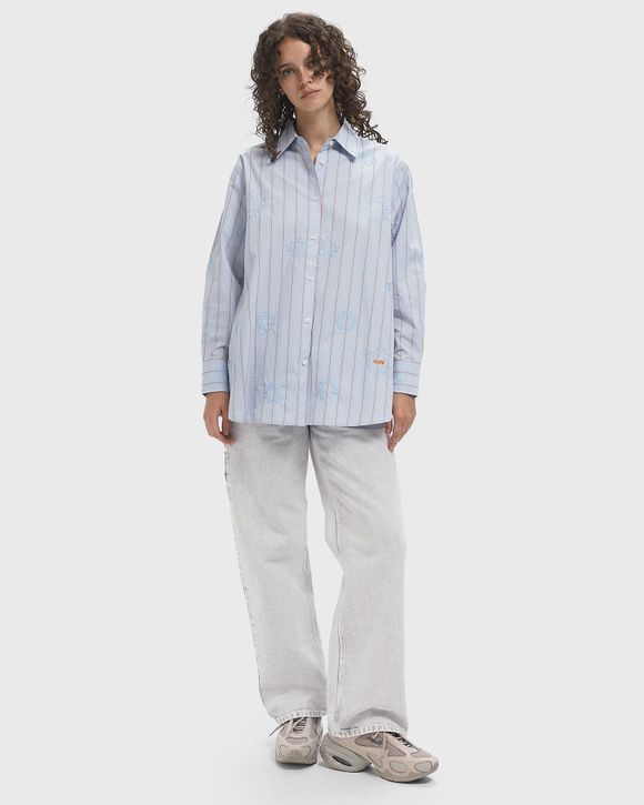 Thumbnail - STRIPE EMBRO SUN SHIRT