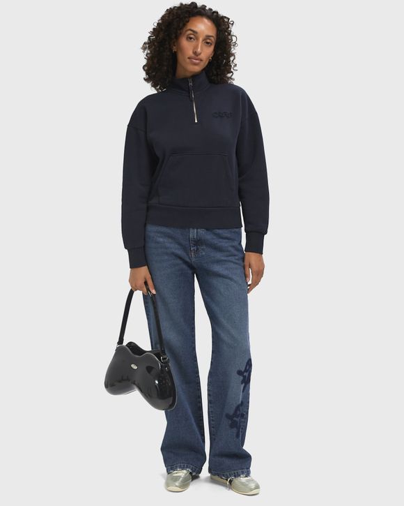 Thumbnail - RETRO LOGO HALF ZIP SWEAT