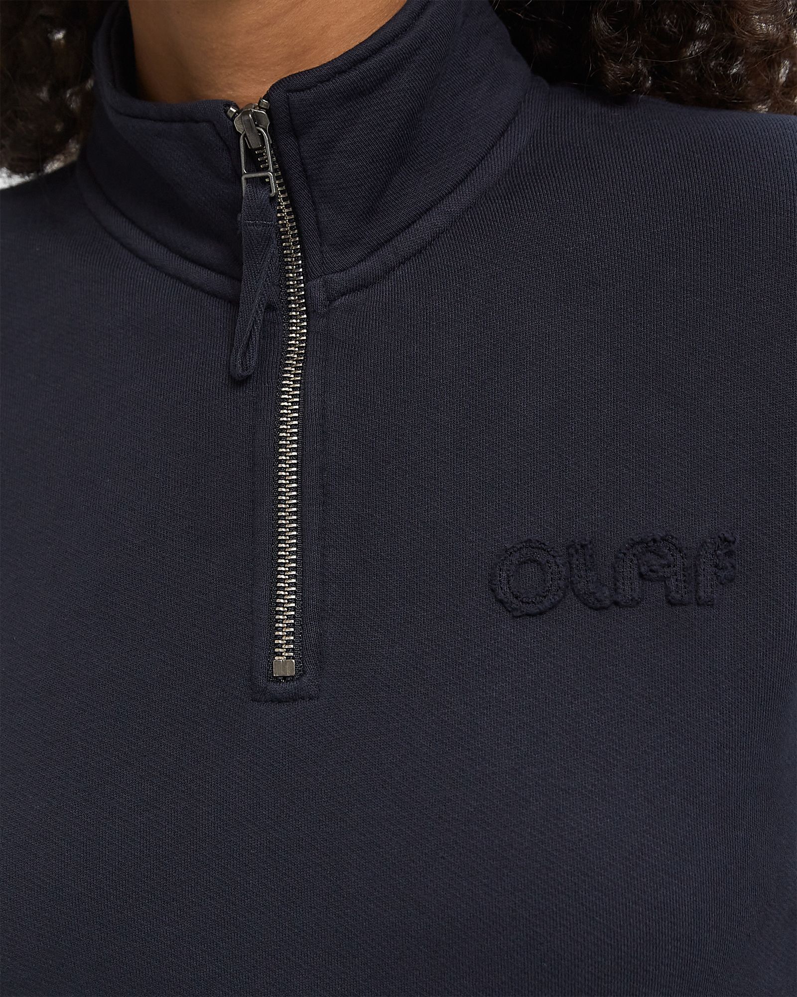 RETRO LOGO HALF ZIP SWEAT
