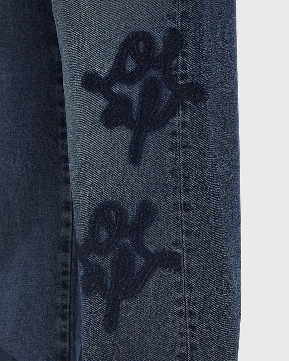 OLAF MONOGRAM DENIM PANT Blue | BSTN Store