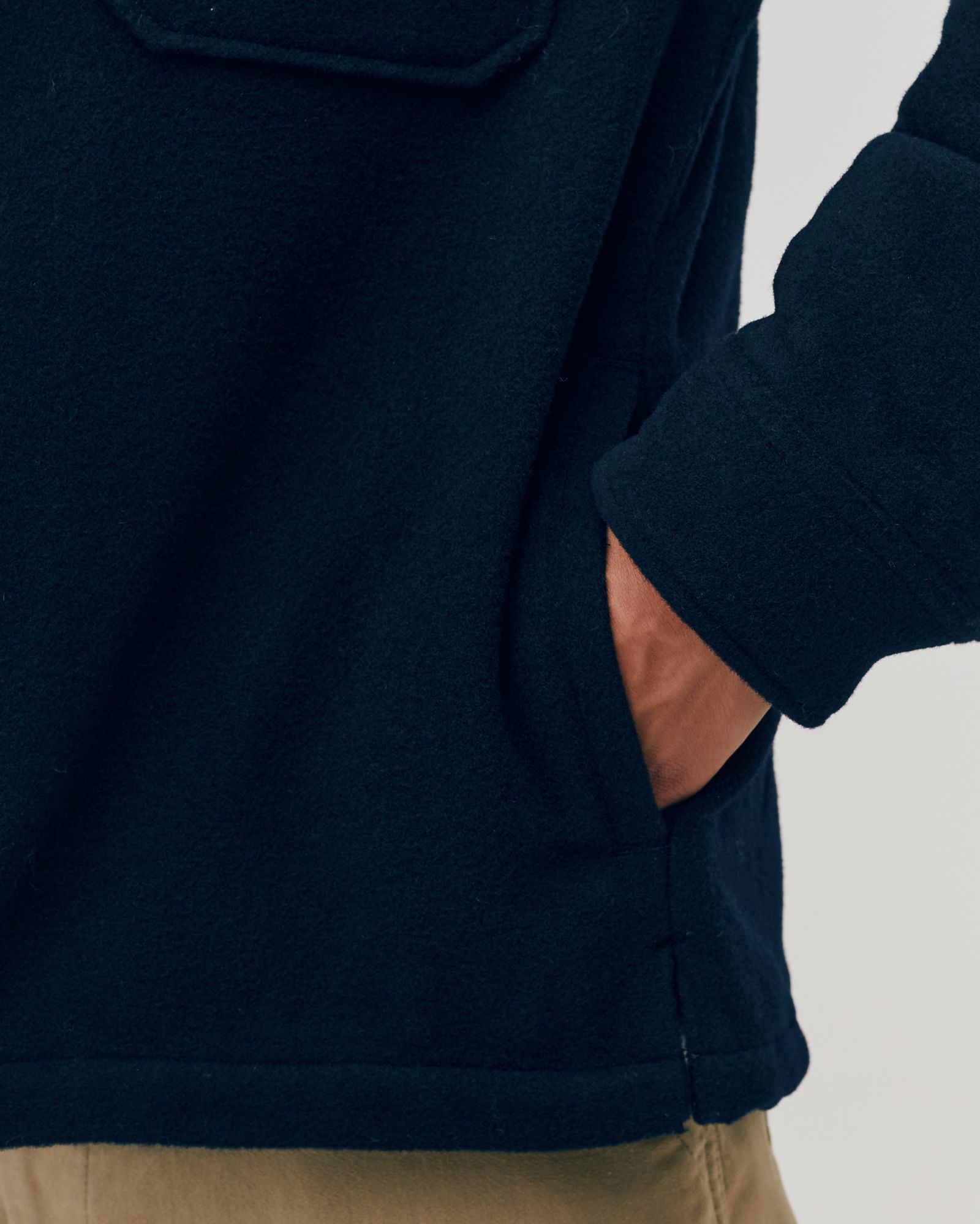 BARRETT OVS FUZZY FELTED WOOL