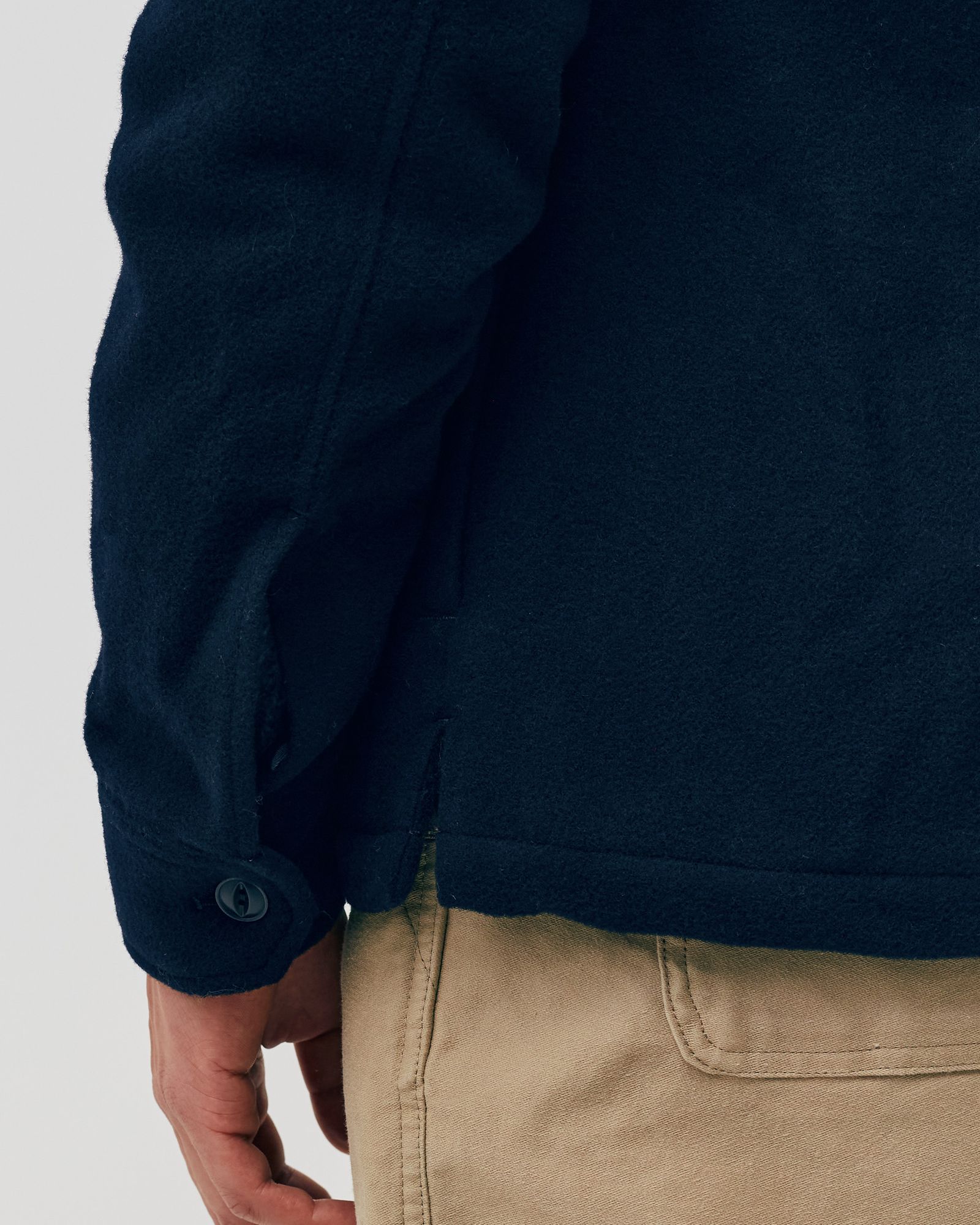 BARRETT OVS FUZZY FELTED WOOL