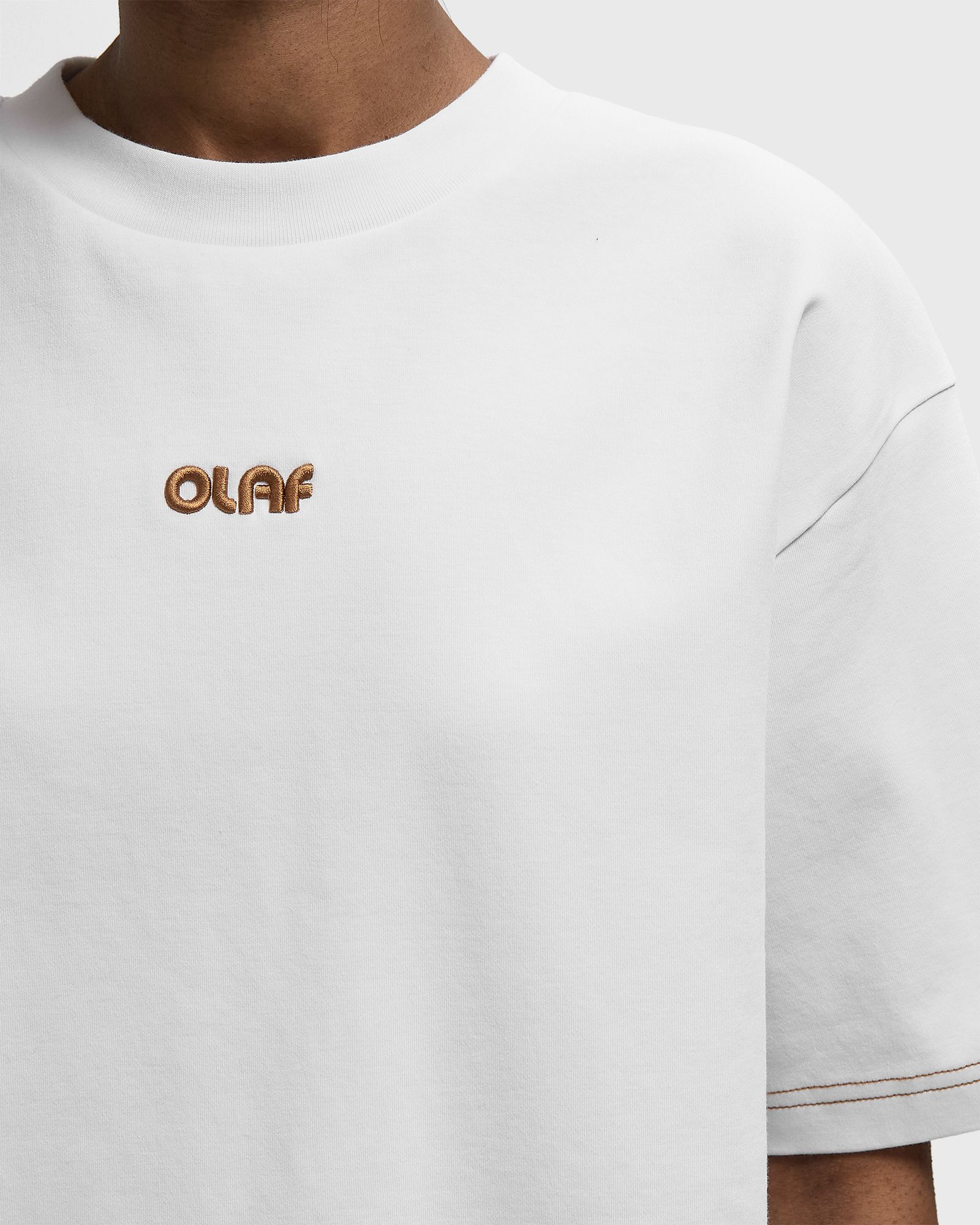 CONTRAST RETRO LOGO BOXY TEE