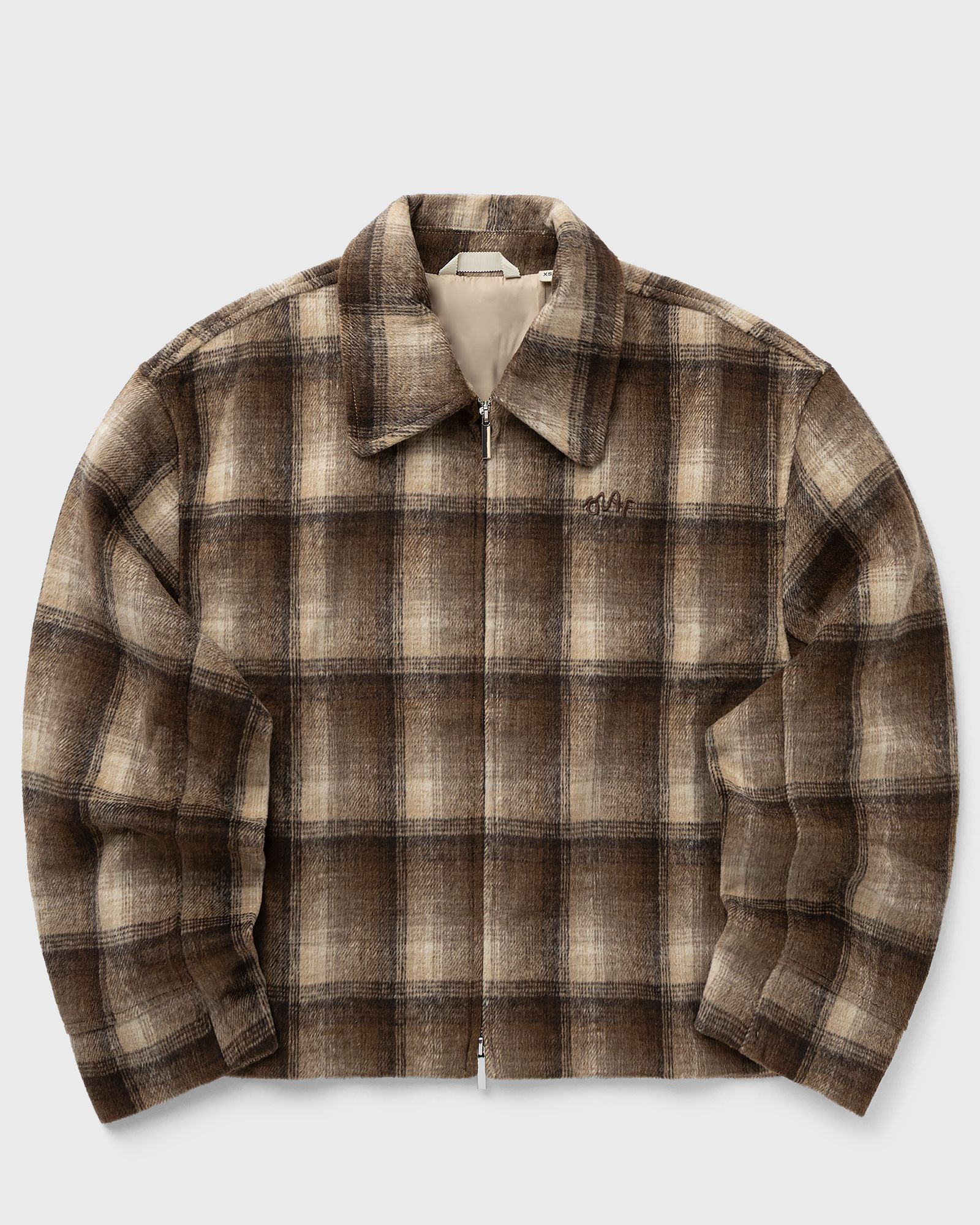 CHECKED CROPPED JACKET