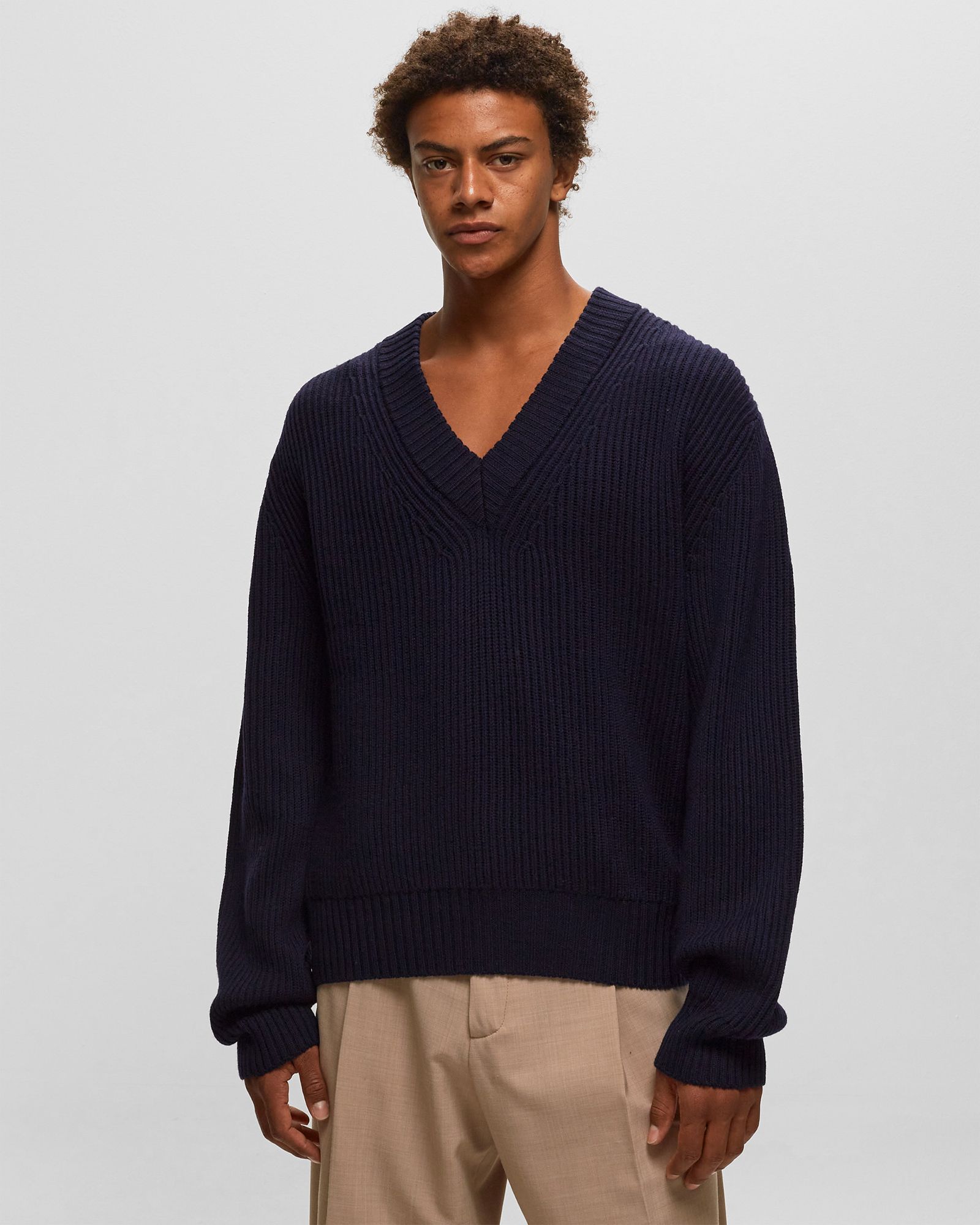 FRANCIS VNECK ENGRIB ITL ME WO