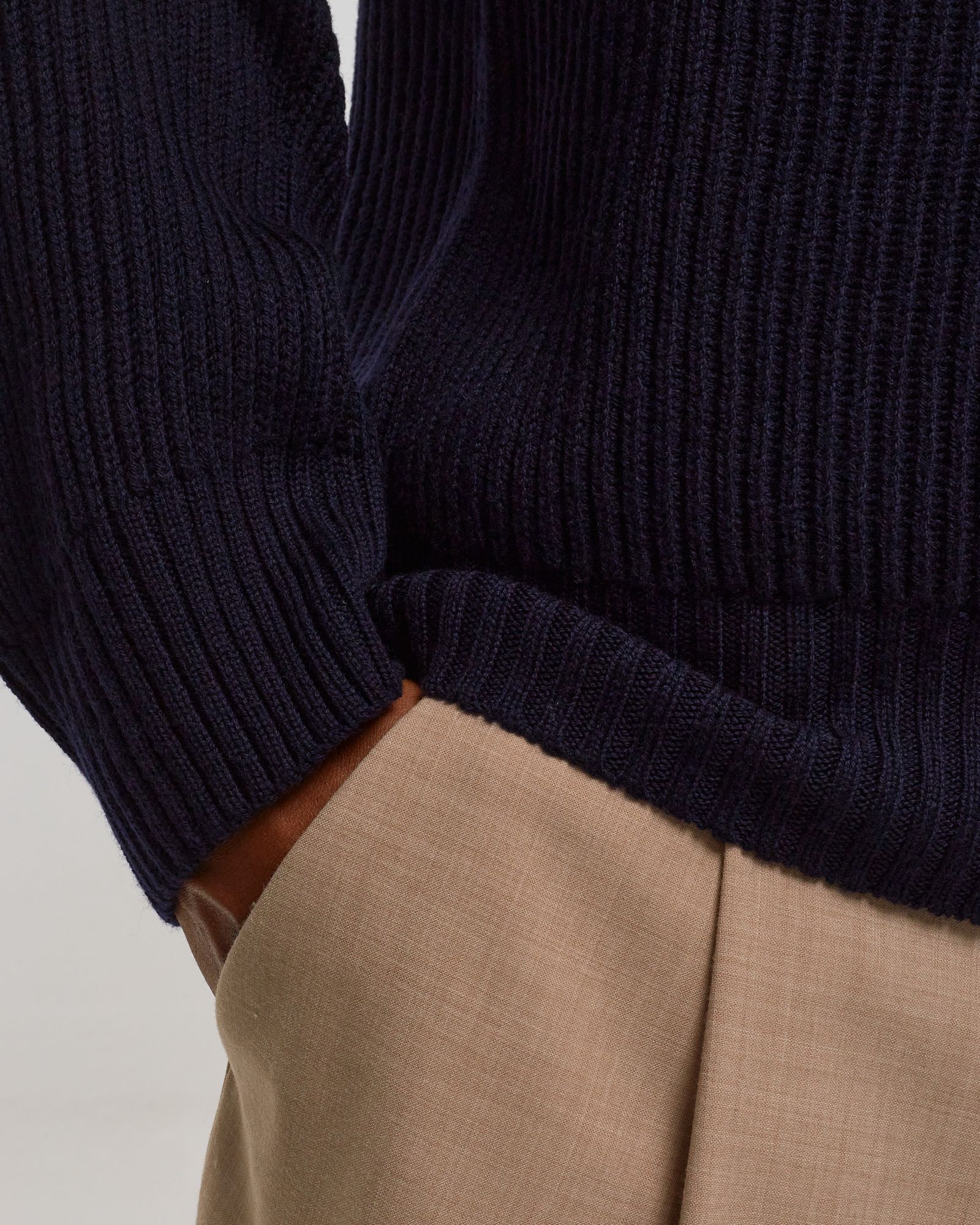 FRANCIS VNECK ENGRIB ITL ME WO