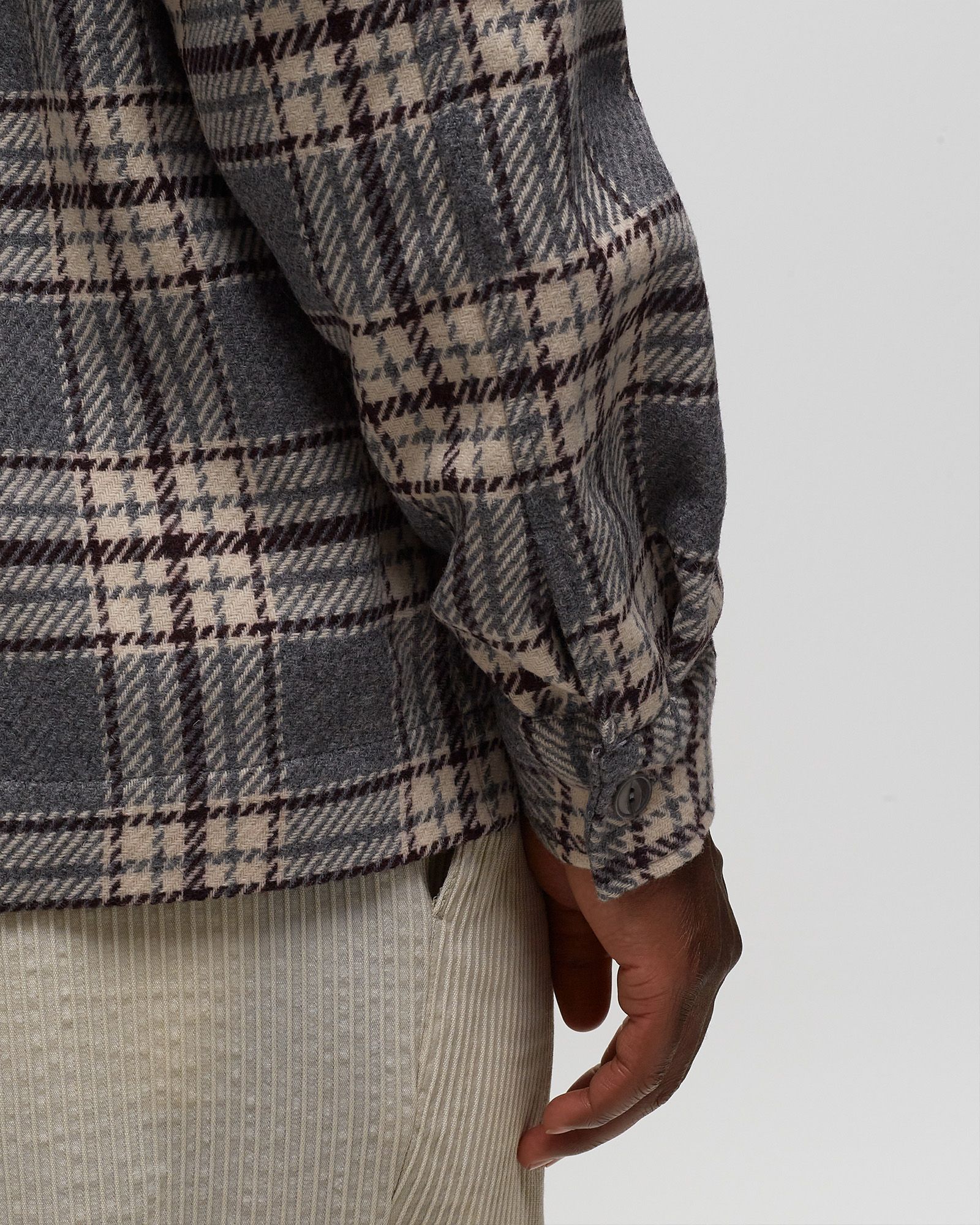 JUSTIN OVERSHIRT JAP CO TEXTUR CHECK