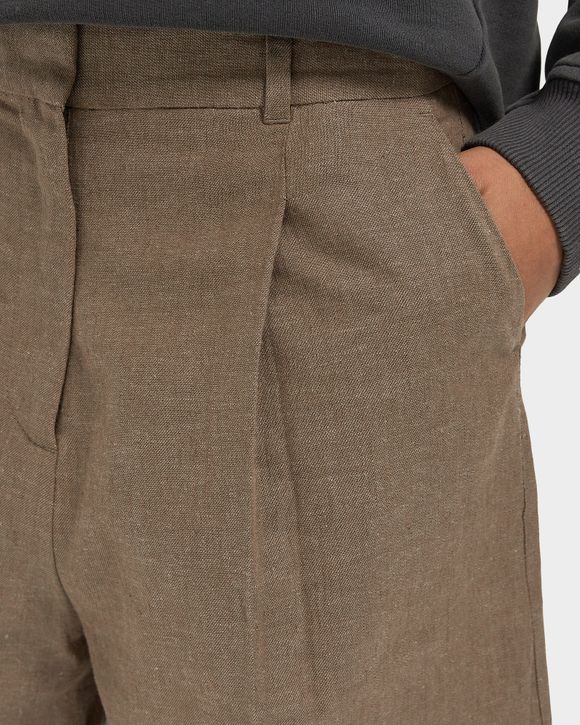 LINEN TAILORED SHORTS