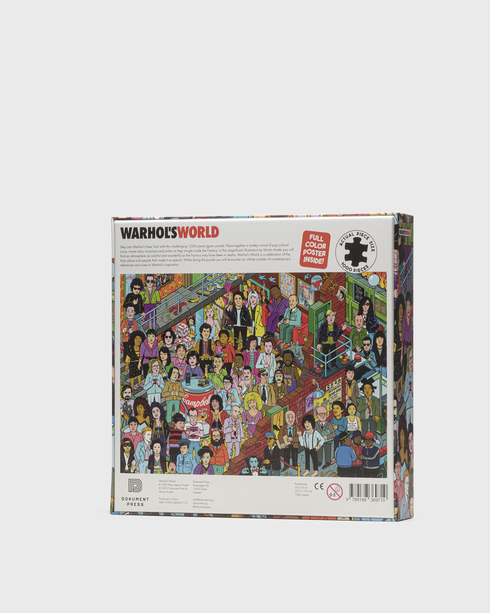 Warhol’s World: A 1000 Piece Jigsaw Puzzle