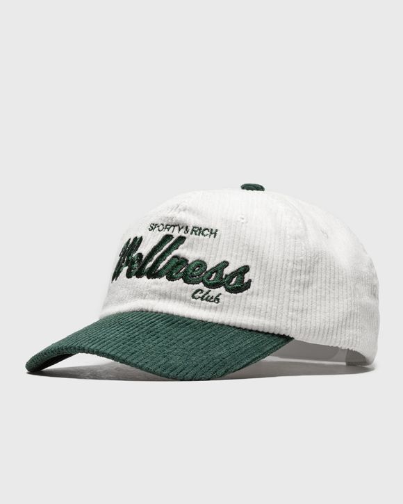 Sporty & Rich Wellness Club Hat White - White/Forest