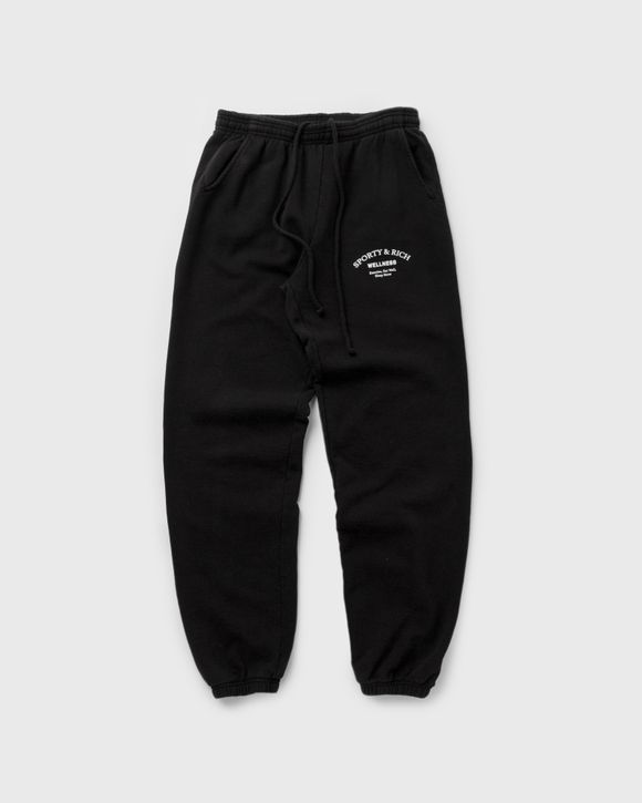 Sporty & Rich Wellness Studio Sweatpants Black - Noir/White