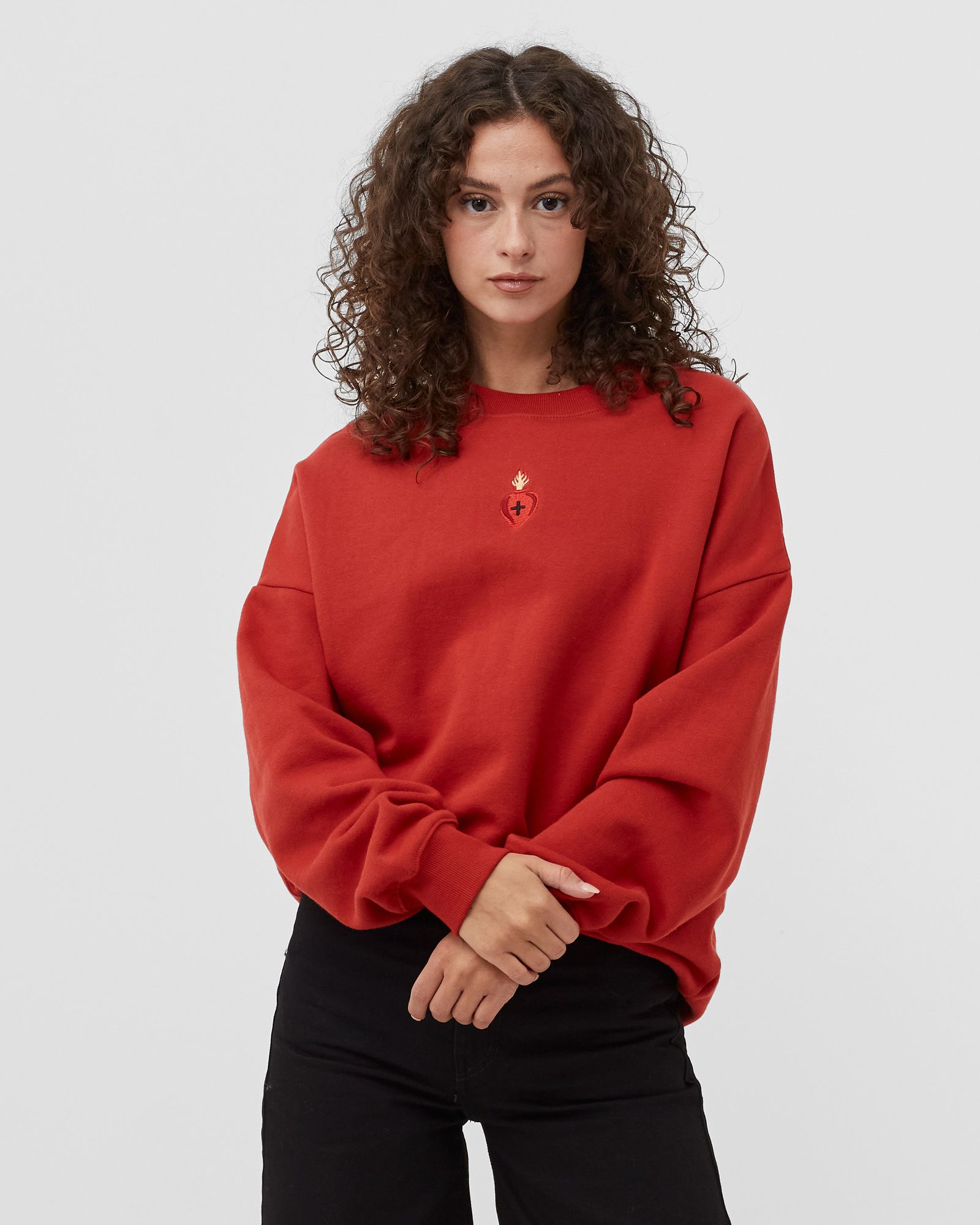 WMNS emblazed oh g crew crimson