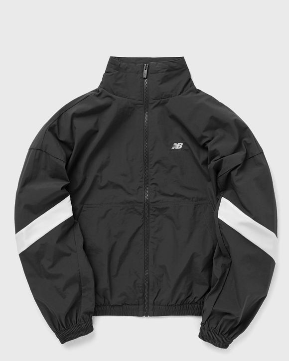 New Balance Athletics Varsity Satin Bomber Jacket - Black - M - Men