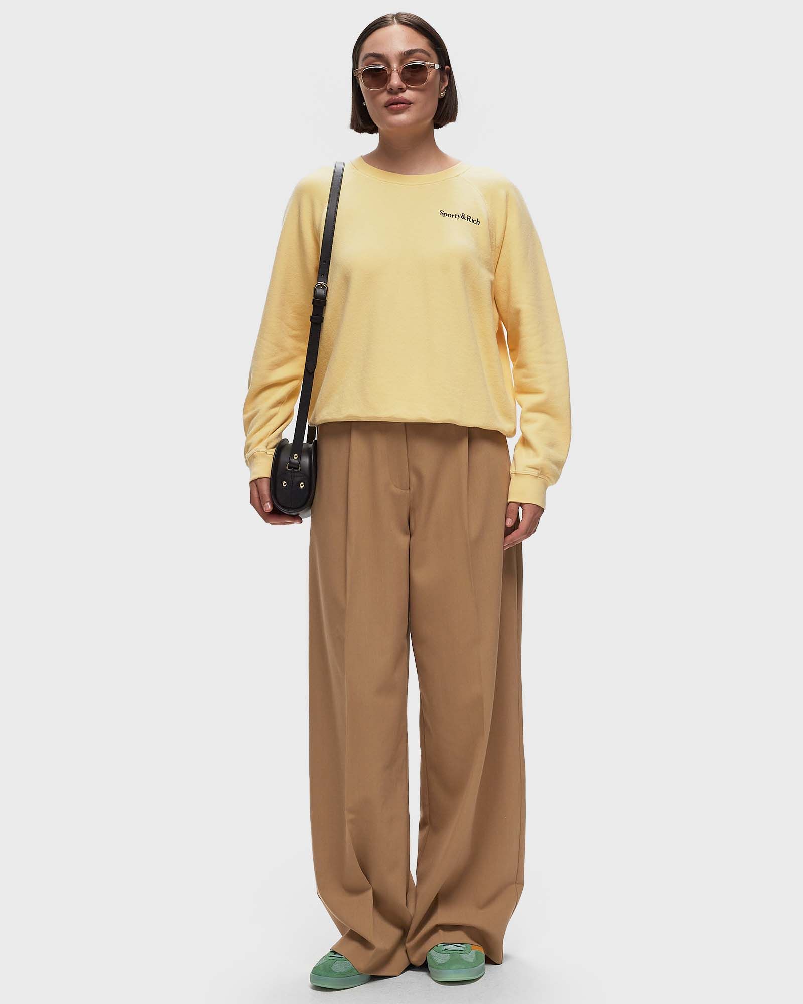 Serif Logo Soft Crewneck