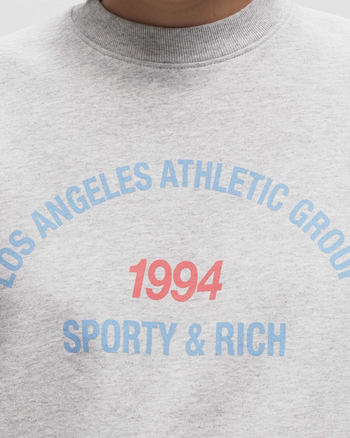 Sporty & Rich LA Athletic Group Crewneck Grey | BSTN Store