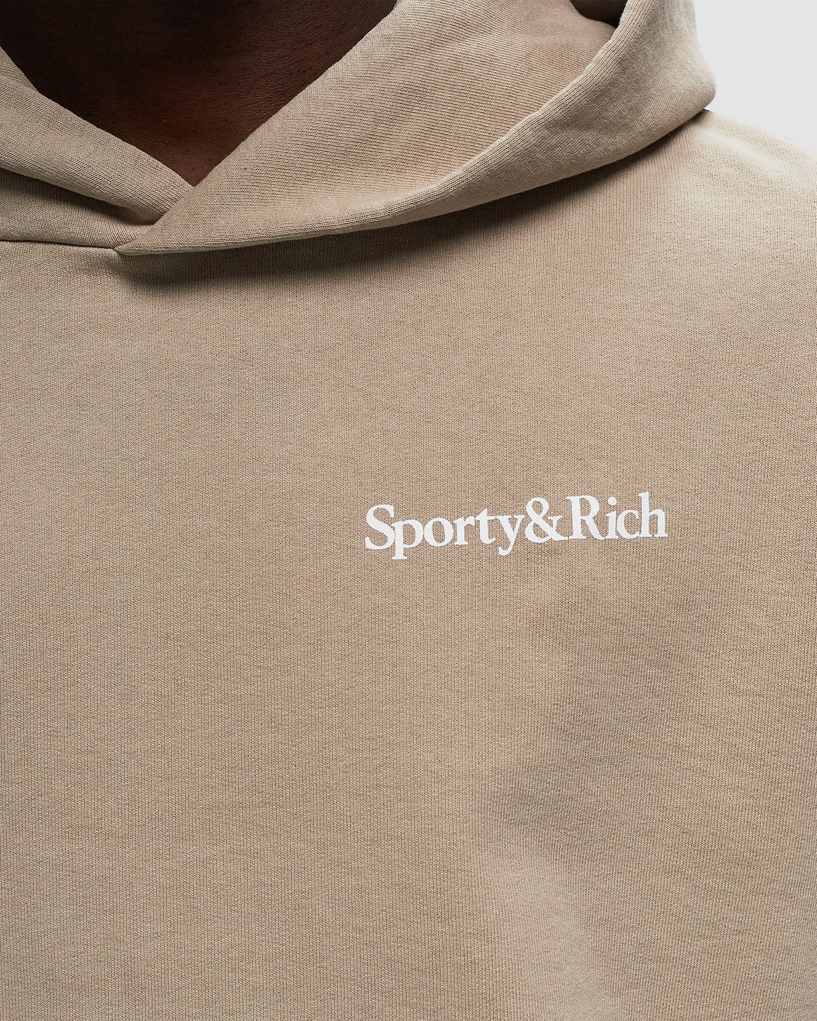 Sporty & Rich Health Is Wealth Hoodie Brown | BSTN Store