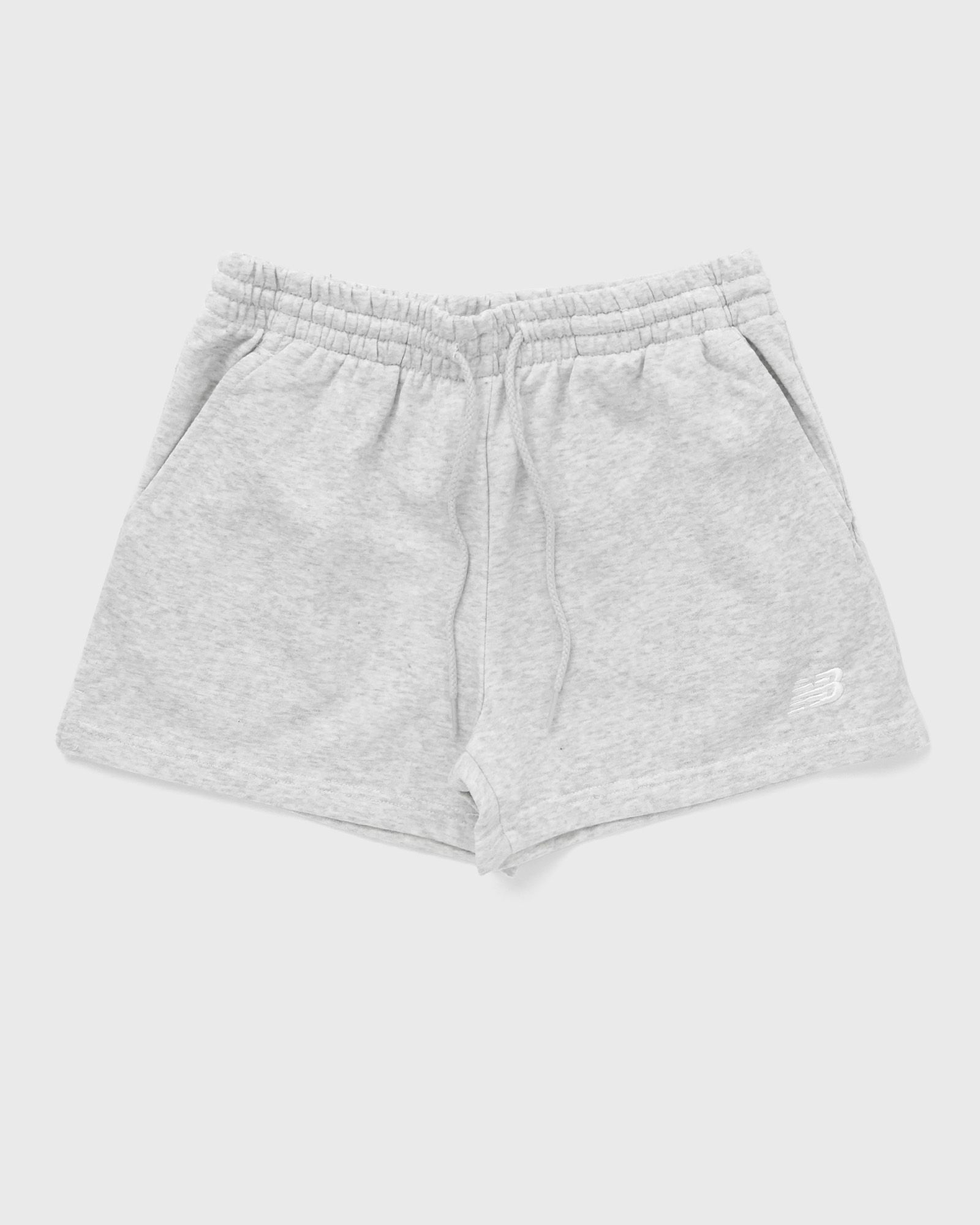 New Balance - french terry short women sport & team shorts grey in größe:l