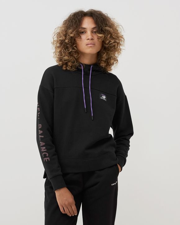 New Balance Relentless Terry Hoodie Black