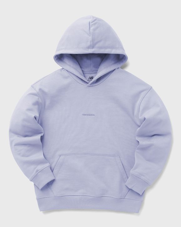 FIORUCCI Embroidered Zip Up Washed Hoodie in Purple