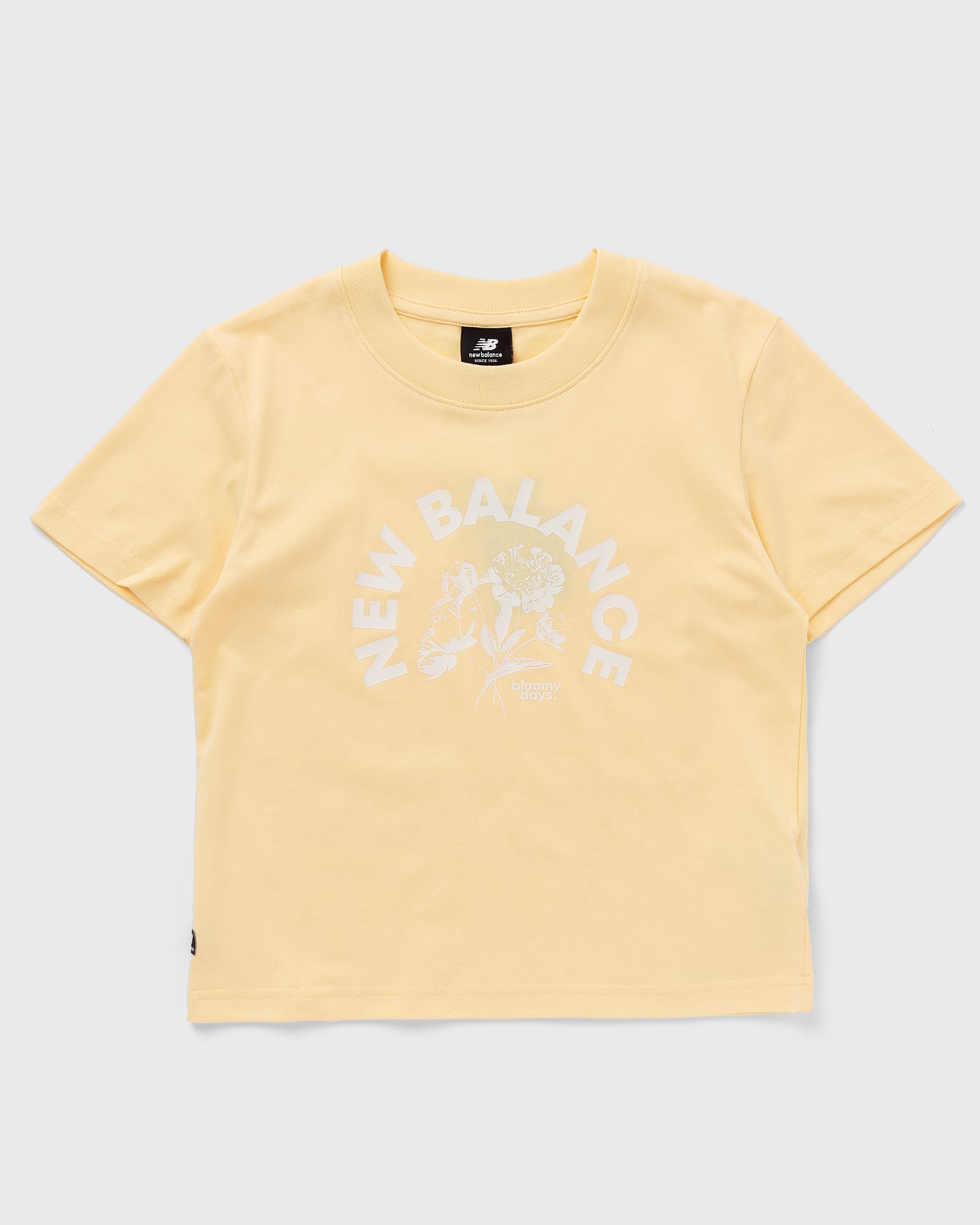 New Balance - bloomy short sleeve boxy tee women shortsleeves yellow in größe:s