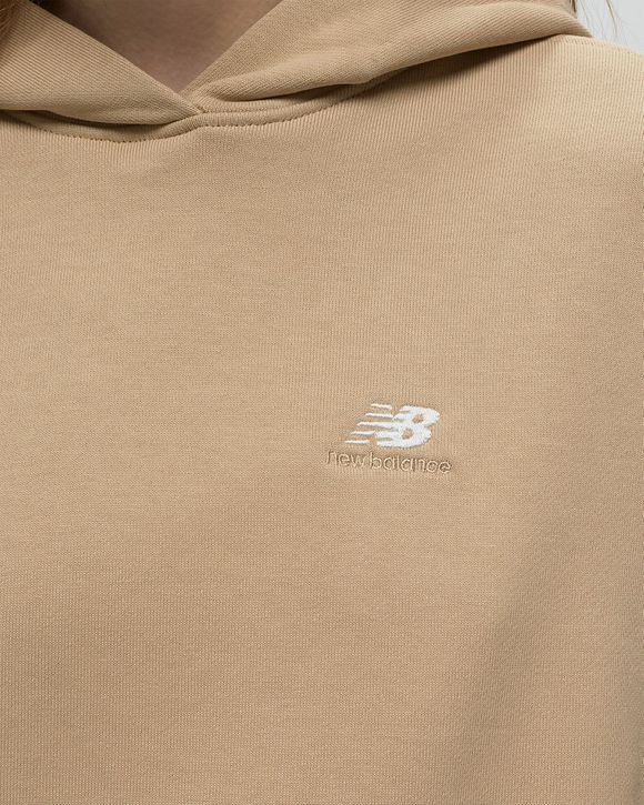 New Balance Athletics French Terry Oversized Hoodie Beige