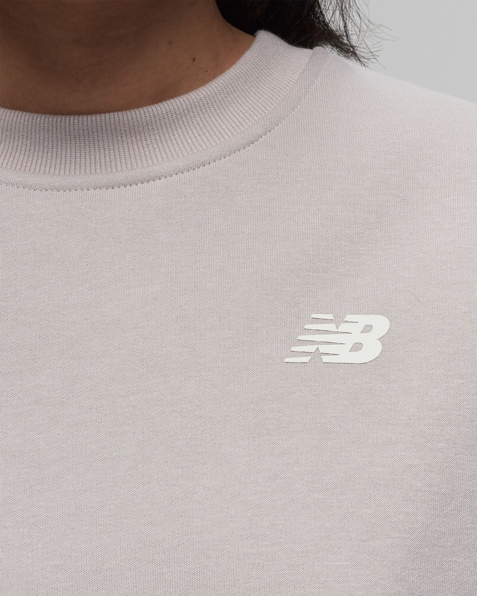 Linear Heritage Brushed Back Fleece Crewneck