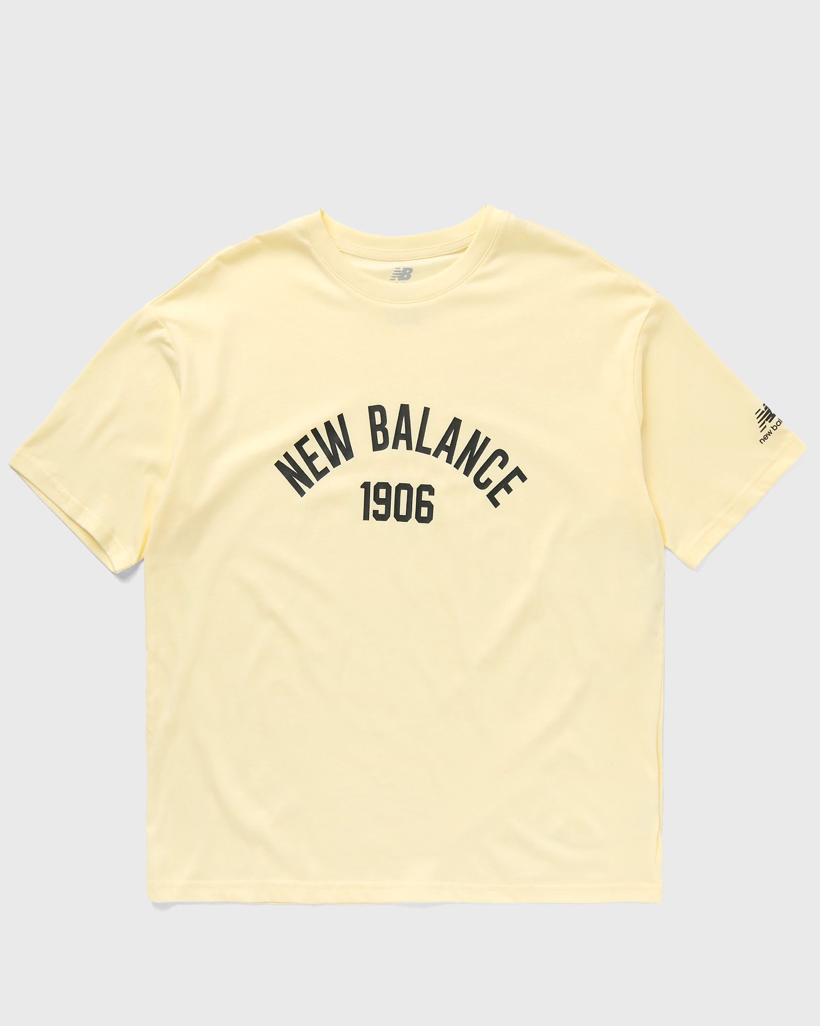 New Balance - essentials varsity oversized tee women shortsleeves yellow in größe:m
