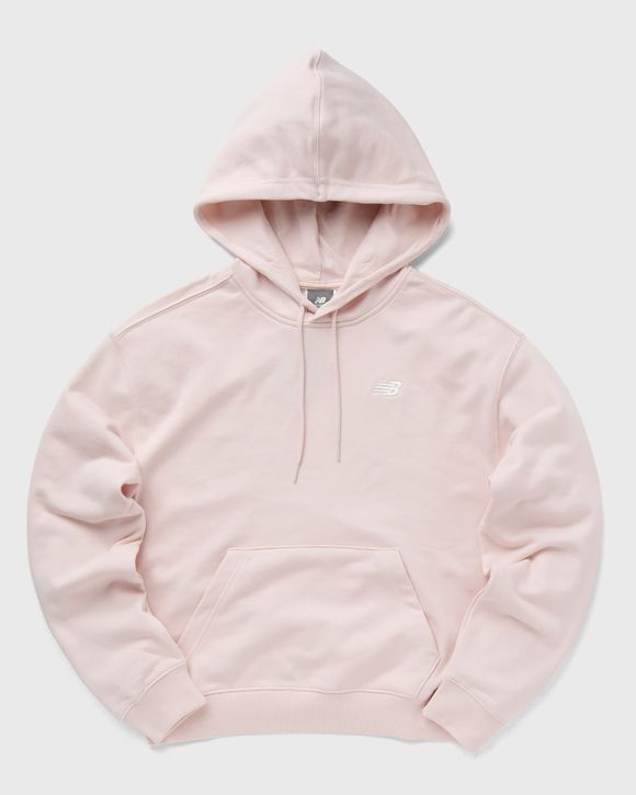 New Balance Sport Essentials French Terry Small Logo Hoodie Pink - QUARTZPI  (OUK)