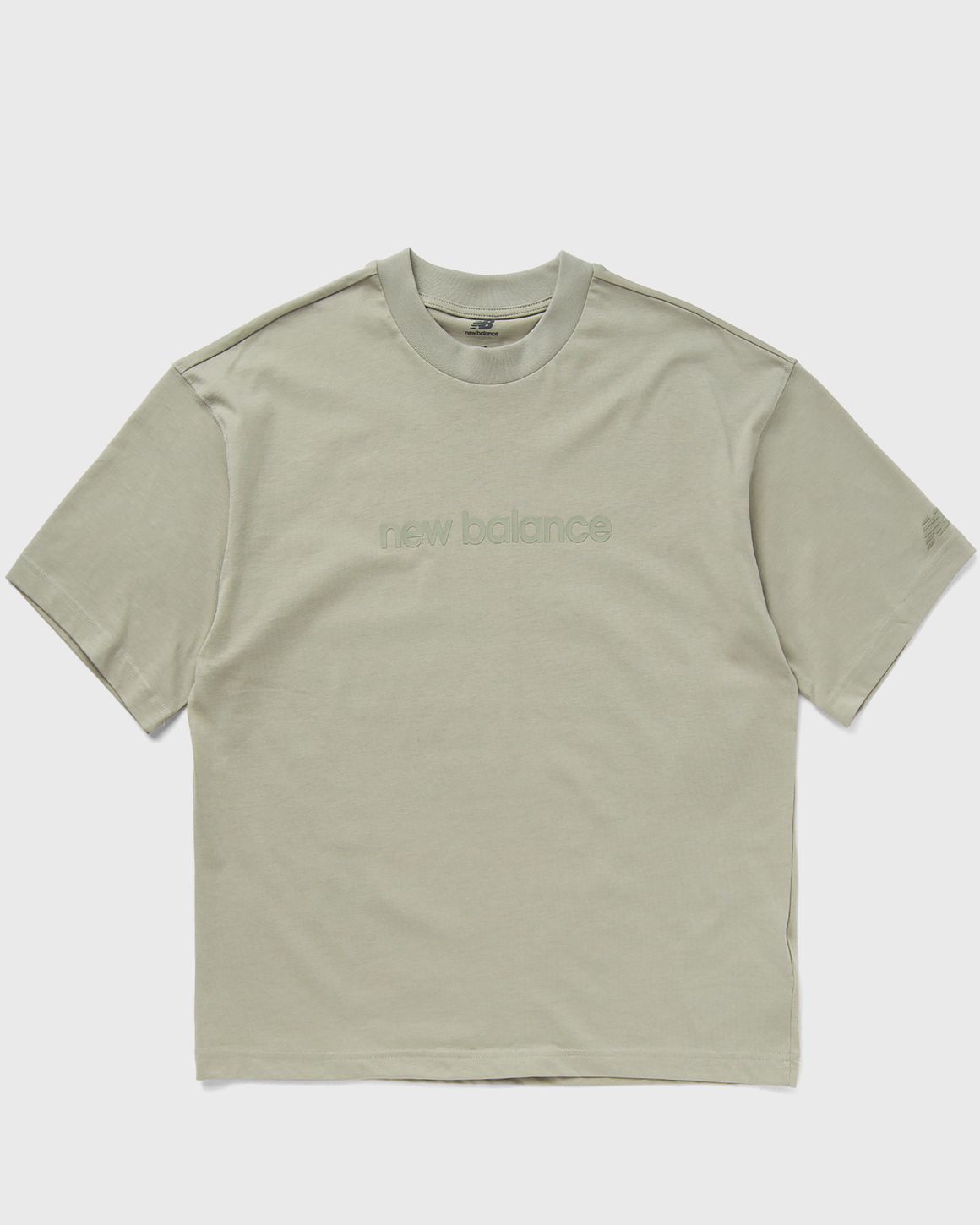 【MODERNIF】Hetz High Density Over Shirt New Balance Hyper Density Jersey Oversized T-Shirt Green