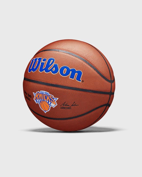 WILSON NBA TEAM ALLIANCE BASKETBALL NY KNICKS Size 7 Brown