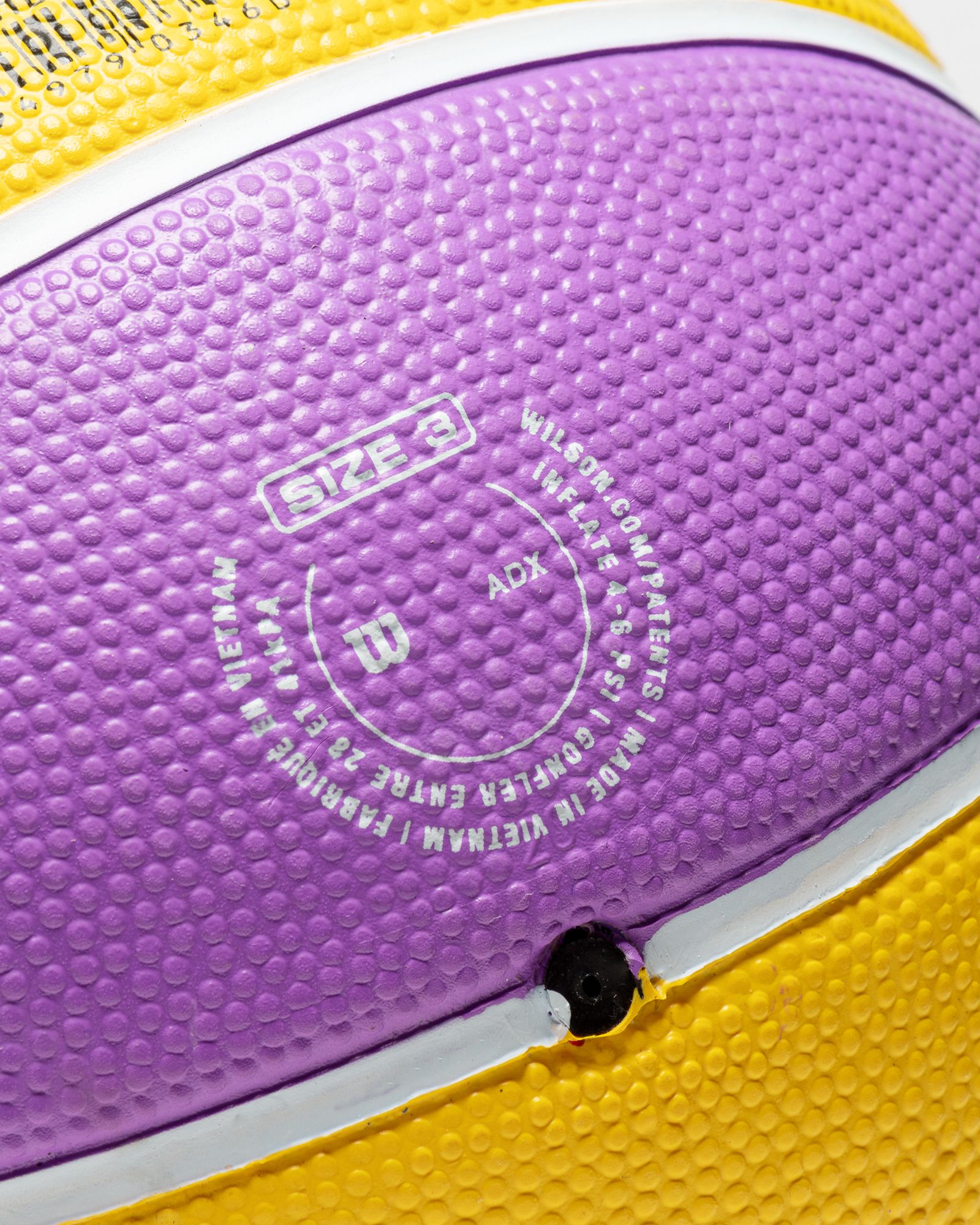 NBA TEAM RETRO BASKETBALL MINI LA LAKERS