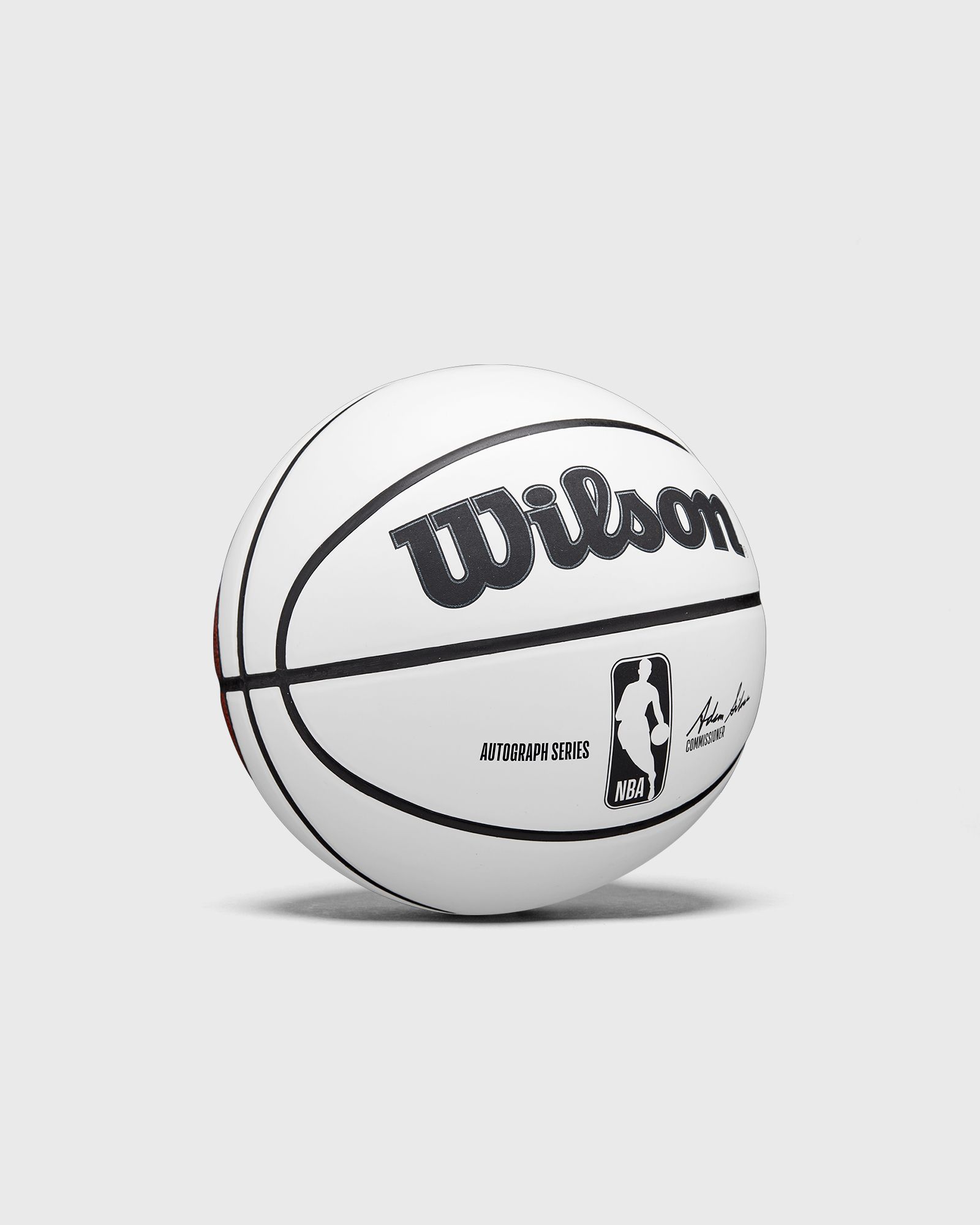 NBA AUTOGRAPH BASKETBALL ADAM SILVER SIZE 3