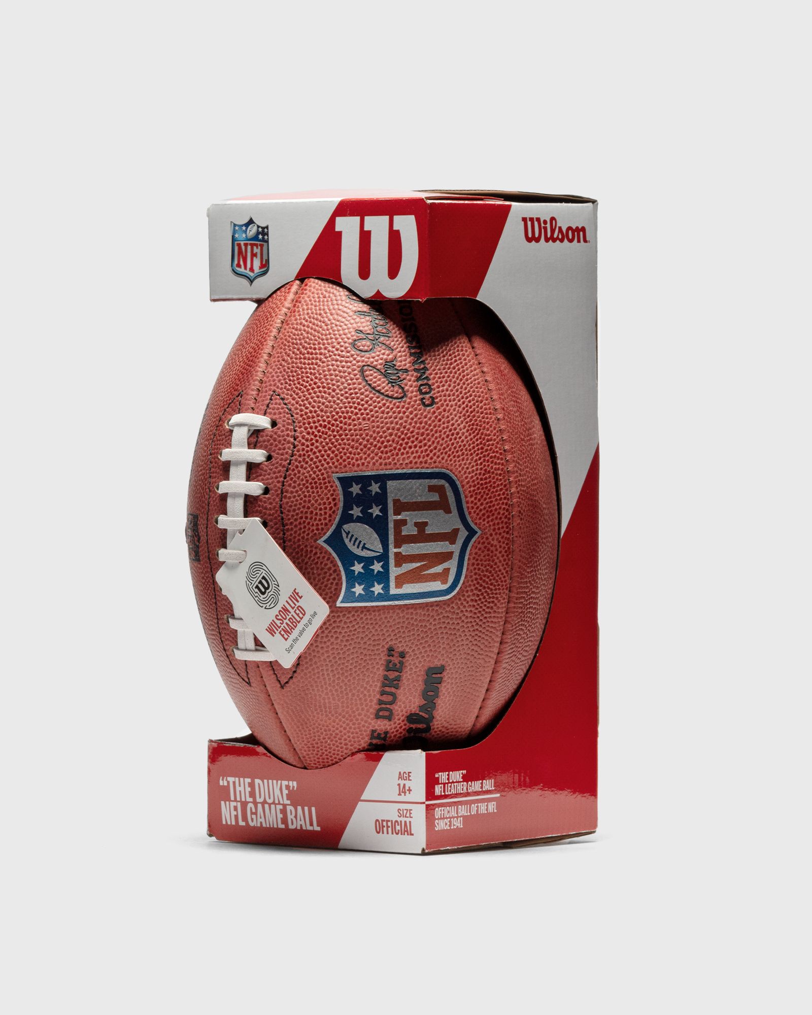 記念グッズ Wilson NFL AUTHENTIC GAME BALL THE DUKE Wilson 