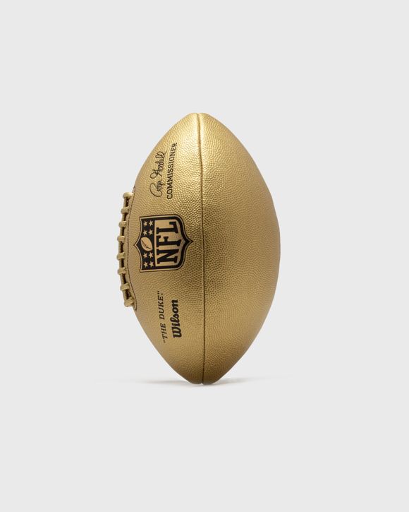 Wilson NFL The Duke Metallic Edition Gold Football