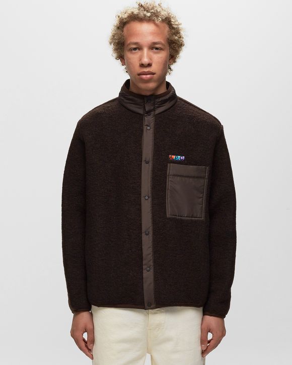 A.P.C｜JACKETS ( EWAN SNAP FLEECE JACKET (WVBCA M02855 D A.P.C. BLOUSON EWAN Brown | BSTN Store