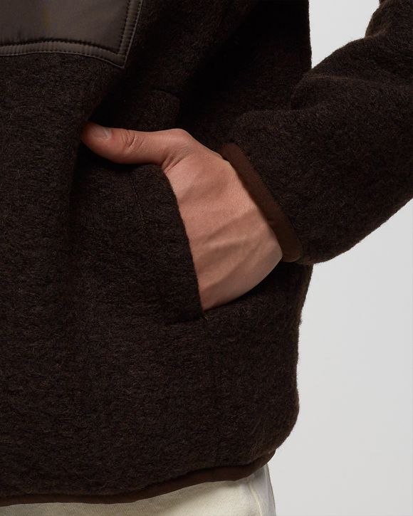 A.P.C｜JACKETS ( EWAN SNAP FLEECE JACKET (WVBCA M02855 D A.P.C. BLOUSON EWAN Brown | BSTN Store