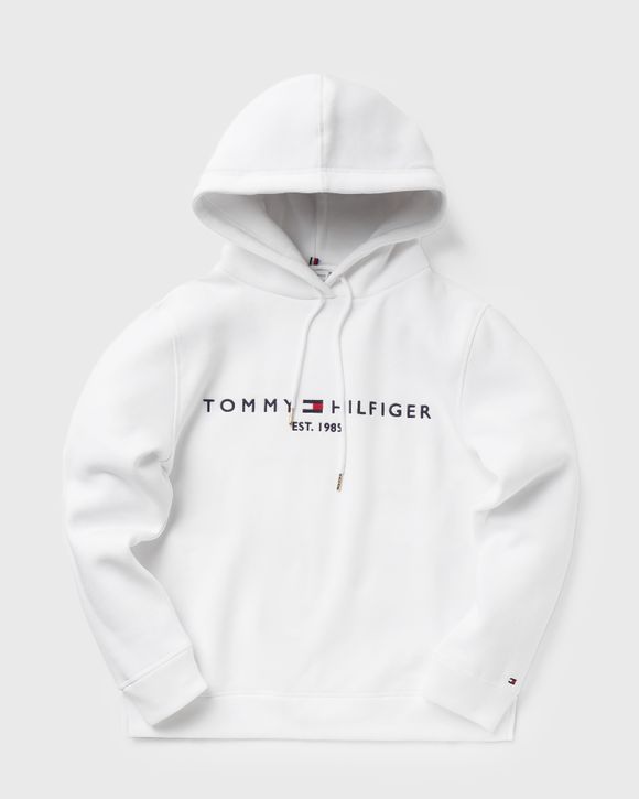 Tommy Hilfiger WMNS REGULAR HILFIGER HOODIE White