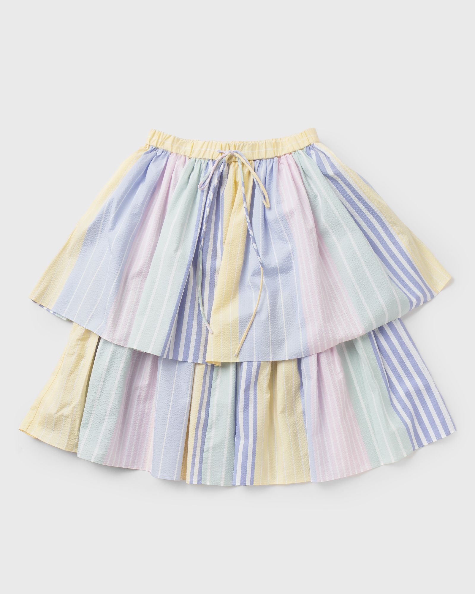 HCW ARCHIVE MULTI STP MIDI 'COLLECTION' SKIRT
