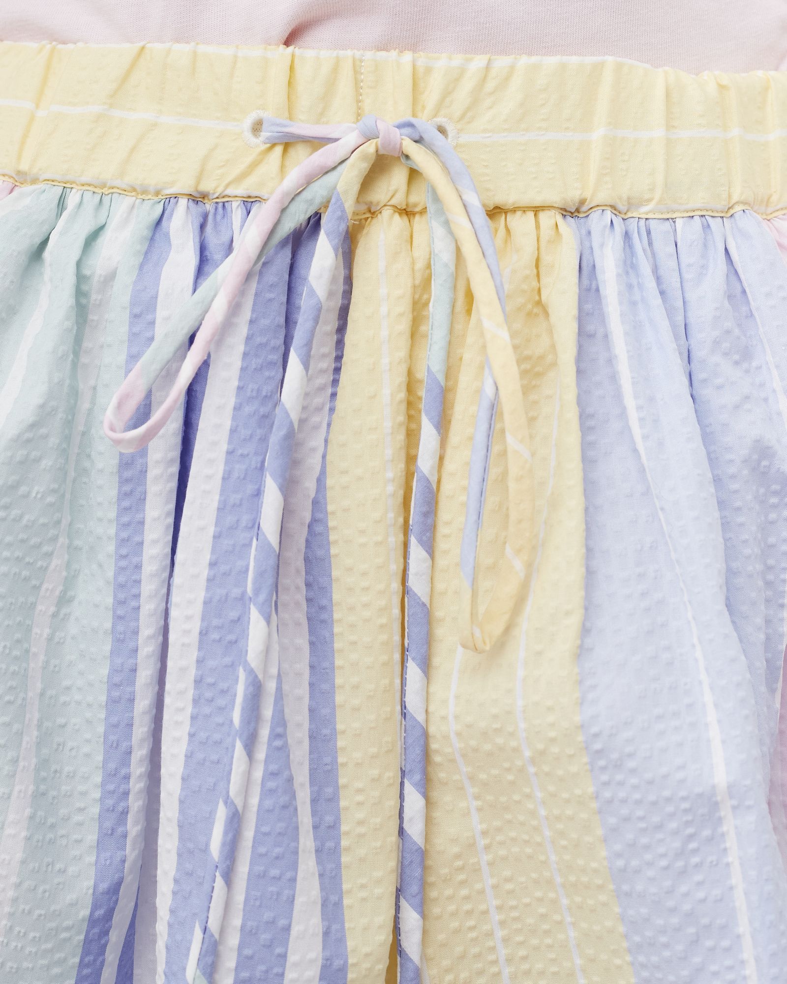 HCW ARCHIVE MULTI STP MIDI 'COLLECTION' SKIRT