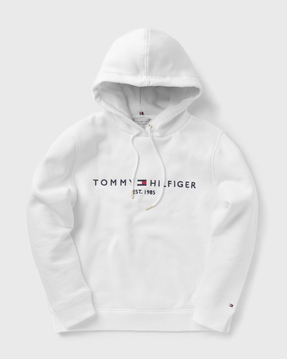 Tommy Hilfiger LOGO FLEX FLEECE HOODIE White White