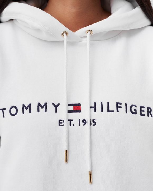 Tommy hilfiger logo hot sale flex fleece hoodie