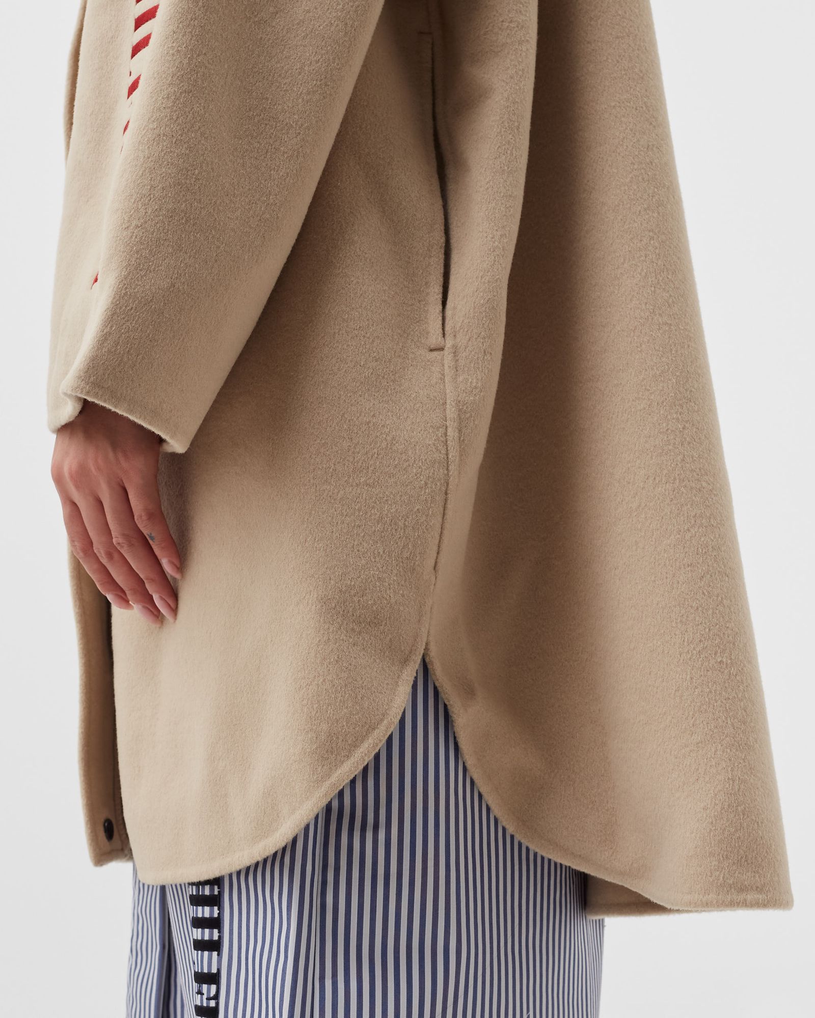 TOMMY HILFIGER X TIMBERLAND WOOL BLEND PARKA