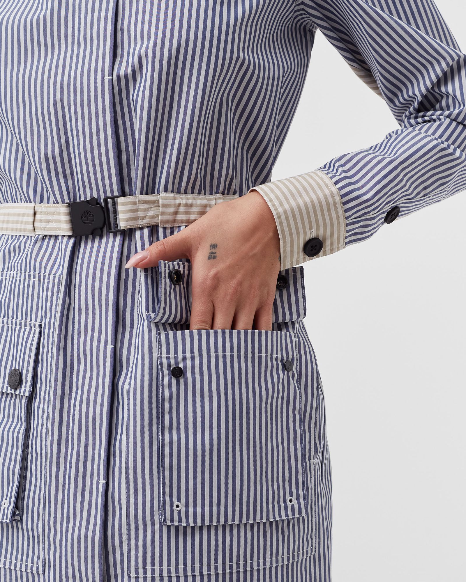 TOMMY HILFIGER X TIMBERLAND MIDI UTILITY DRESS