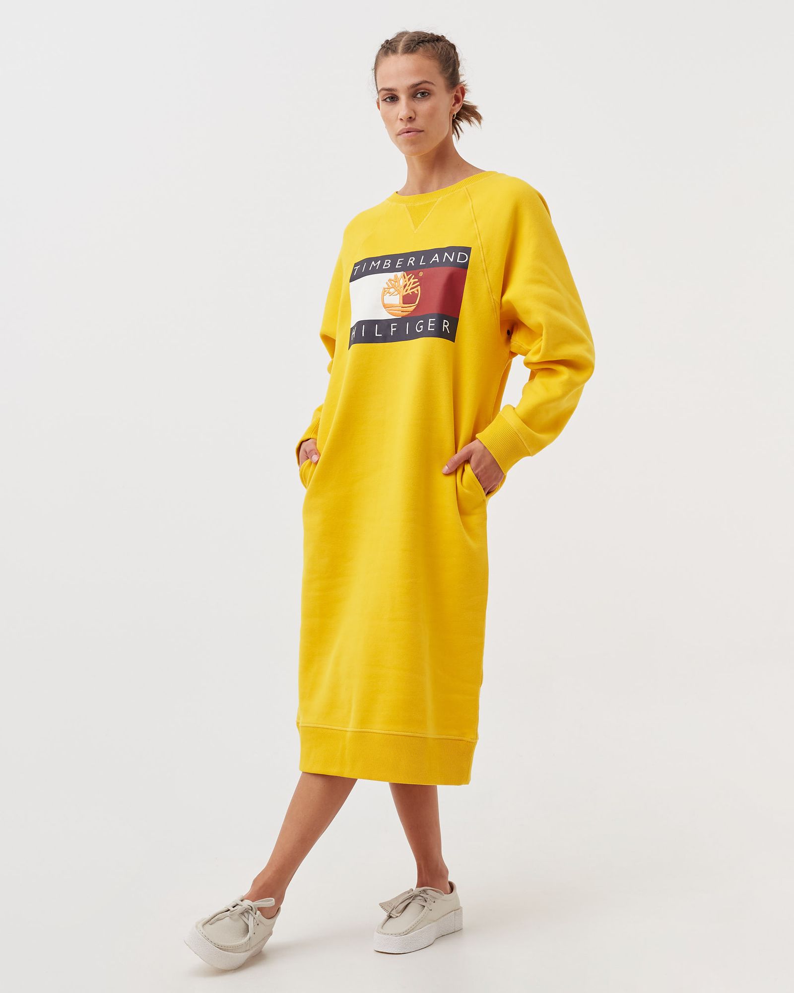 TOMMY HILFIGER X TIMBERLAND FLAG SWEAT DRESS